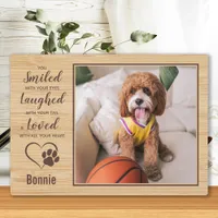 Personalized Rustic Pet Memorial Plaque