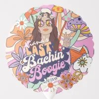 Groovy 70s Bachelorette Last Bachin' Boogie ID929  Balloon