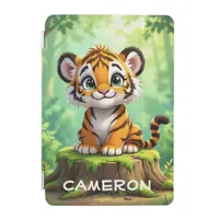 Baby Tiger | Cute Cartoon Kid's Nursery Art iPad Mini Cover