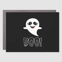 Boo Little Halloween Classic Design Car Magnet