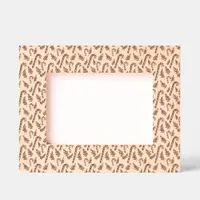 Christmas Candy Cane Pattern 7x5 Engraved Frames