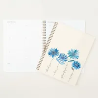 Ho'oponopono & Bohemian Blue Flowers  Planner