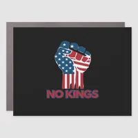 No Kings Anti Classic Retro Style Car Magnet