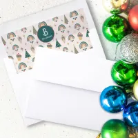 Boho Christmas Envelope Liner