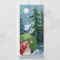 Vintage Christmas Scene