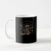 Cottagecore Aesthetic Goblincore Mushroom Snail Coffee Mug