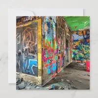 Street Art Abandoned Building 
