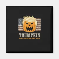 Halloween Trumpkin Vintage Us Flag Funny Magnet