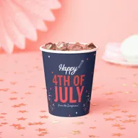 Star-Spangled Fourth of July Paper Cups