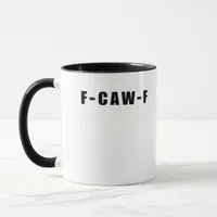 F-Caw-F Essential Simple Clean Mug