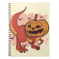 Pumpkin Dinosaur T-Rex Notebook