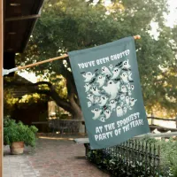 Funny You've Been Ghosted Ghosts in Flight House Flag