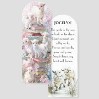 Baby Goats in the Library Bookmarks