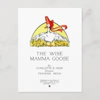 The Wise Mamma Goose Cover Postcard