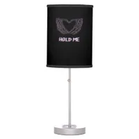 Hold Me Classic Skeleton Hand Heart Style Table Lamp