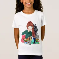 School Study Buddies Furry Friends Girls T-Shirt