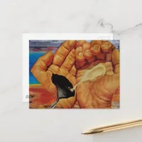 Dont Pollute Our Public Lands surreal collage Postcard