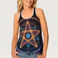  Neon Celtic Symbols Tank Top