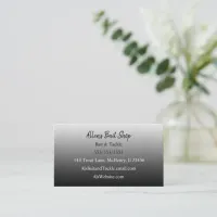 Gradient Black Simple Easy   Business Card