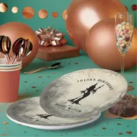 Basic Witch Modern Women Halloween  Paper Plates