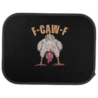 F Caw F Funny Chicken Classic Retro Cool Style Car Floor Mat