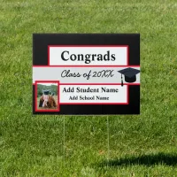 Congratulations Graduate School Name Photo Sign