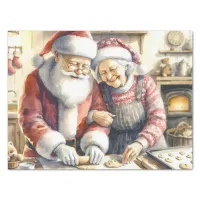 Mr and Mrs Clause Cute Christmas  Tissue Paper