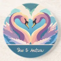 Swans In Love Coaster