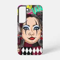 Dream Wild | Gothic Harlequin Jester Girl   Samsung Galaxy S22 Case