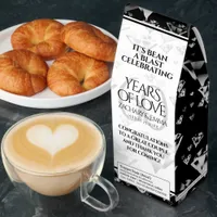 Elegant 60th Diamond Wedding Anniversary Roasted Coffee