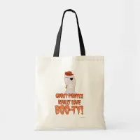 Cute Spooky Ghost Pirate Halloween Slogan Tote Bag