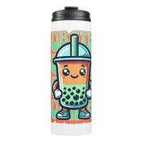 Boba Bubble Tea Kawaii Cute Cartoon Thermal Tumbler