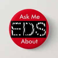 Ask Me About EDS (Ehler's-Danlos Syndrome Button