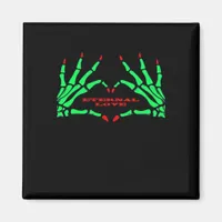 Skeleton Hands - Funny Halloween Magnet