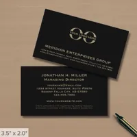 Black Gold Custom Logo Business Card