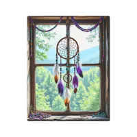 Dreamcatcher in Window | Boho Art