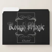 Rough Magic Personalized  File Folders