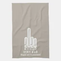 Custom 2020 Middle Finger Review Wouldnt Recommend Kitchen Towel