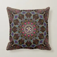 Vintage Bohemian Spiritual Aum Cushion / Pillow