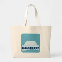 Super Easy Instant Book Promotion Large Tote Bag