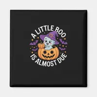 Cute Halloween Pregnancy Announcement Magnet