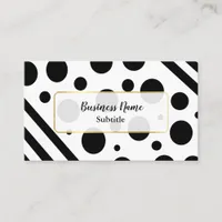 Black and Gold Modern Business Cards