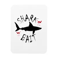 Shark Bait Funny Great White Magnet