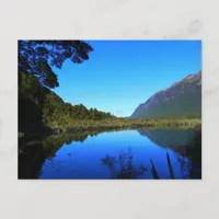 Mirror Lakes : Milford Sound : New Zealand Postcar Postcard