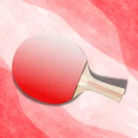 Red and White Gradient |  Ping Pong Paddle