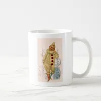 Vintage Clown Postcard Digital Art Coffee Mug