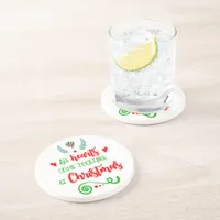 All Hearts Come Together At Christmas Holiday, ZSG Coaster