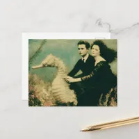 Fantasy Seahorse Travel Postcard