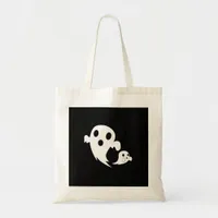 White Boo  Tote Bag