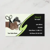 Hair Salon businesscards Appointment Card